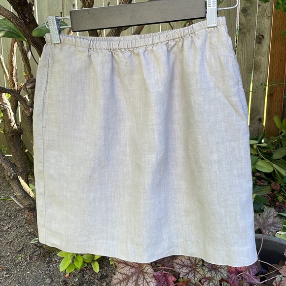 Banana Republic Dresses & Skirts - Vintage Banana republic linen pull on elastic waist skirt SZM